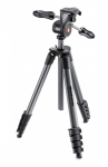 Штатив Manfrotto MKCOMPACTADV-BK Compact Advanced + 3D голова (черный)