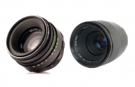 Набор объективов Гелиос 44-2 58мм F2 и Индустар-61 Л/З 50мм F2.8 для Canon EOS с чипом