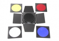 Шторки на рефлектор с сотой и цветными фильтрами FST BD-20
