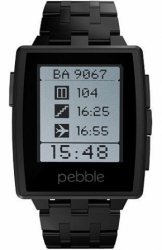 Умные наручные часы для iPhone, Samsung и HTC Pebble Steel